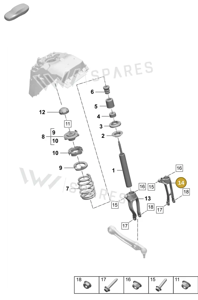 PAD413038A — Porsche Macan (2024-2024) diagram p61402020, position 14