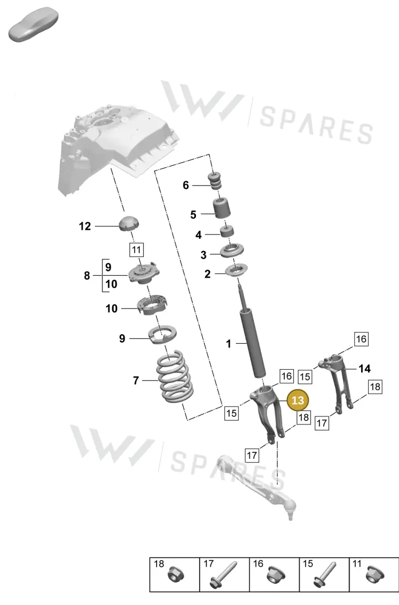 PAD413038 — Porsche Macan (2024-2024) diagram p61402020, position 13