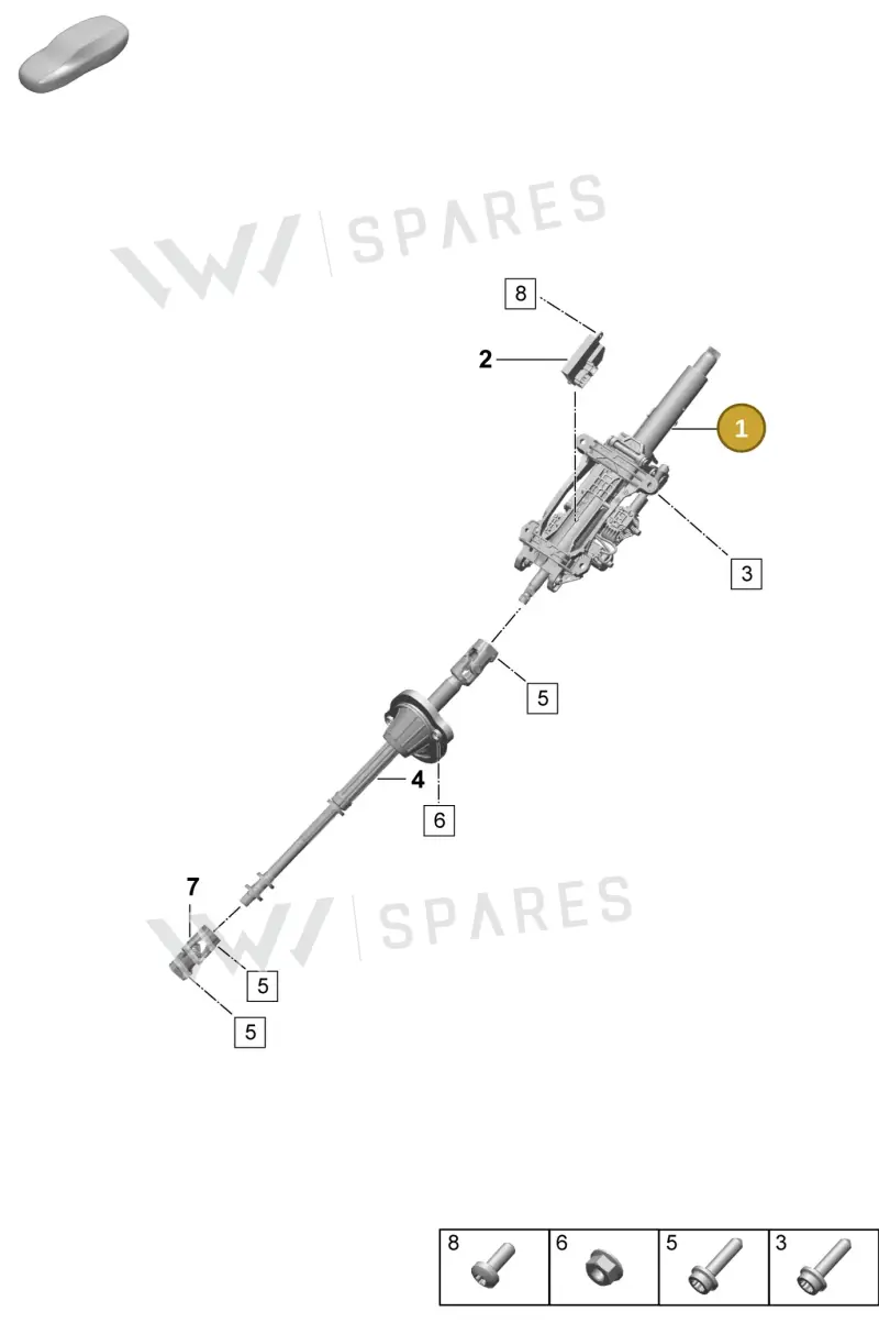 PAD419065A — Porsche Macan (2024-2024) diagram p61403300, position 1