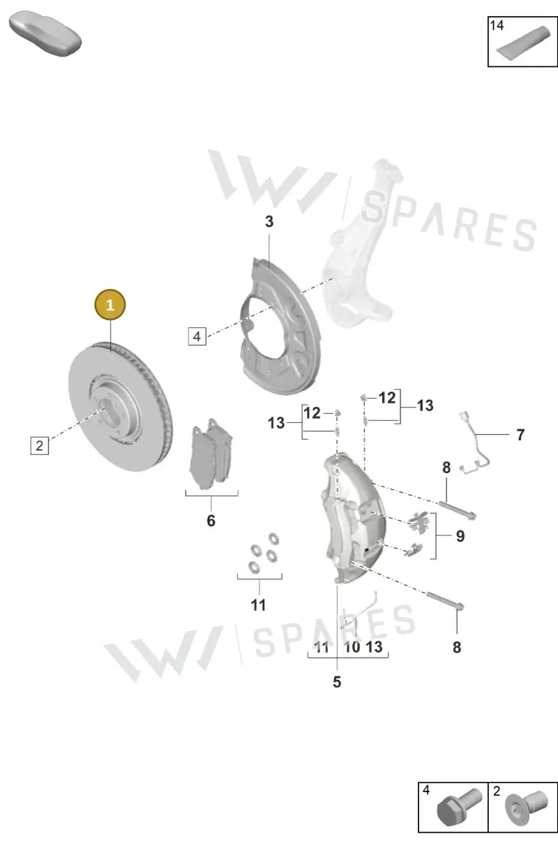 PAD615302 — Porsche Taycan Sport Turismo (2023-2025) diagram p56602010, position 1