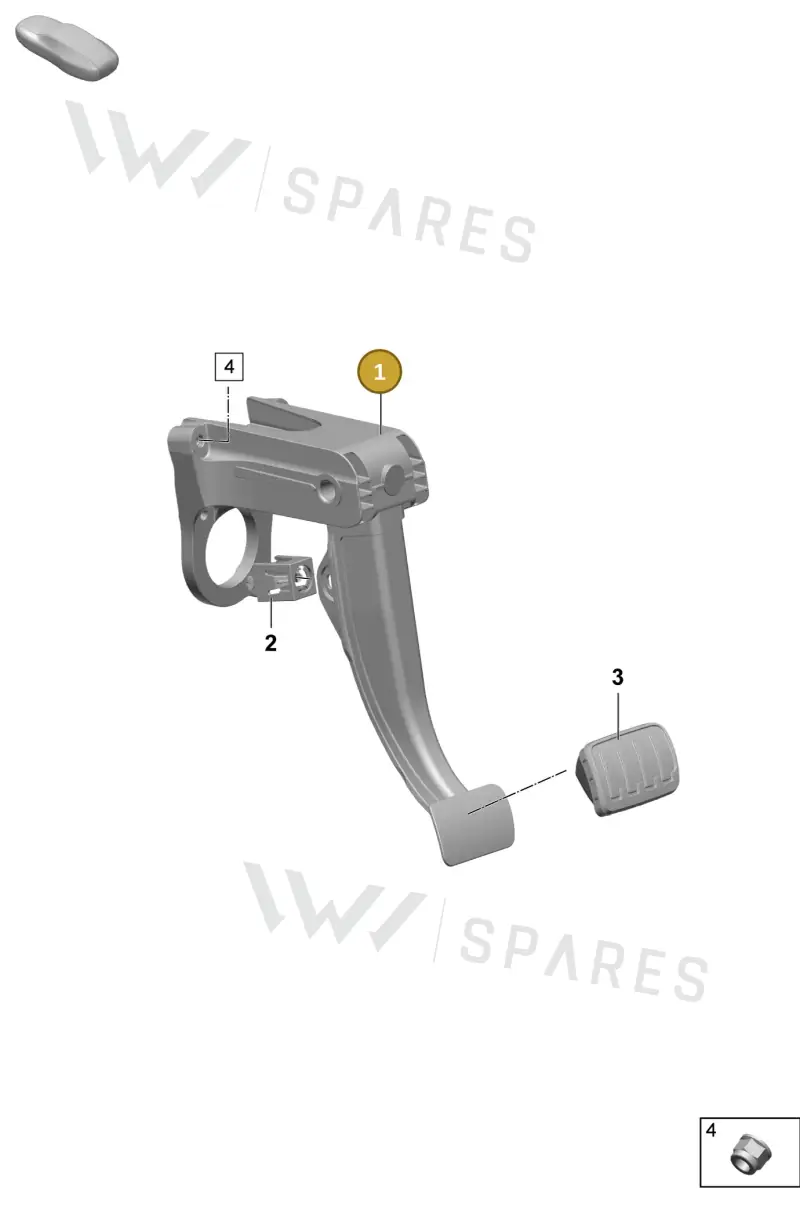 PAD723029A — Porsche Taycan Sport Turismo (2023-2025) diagram p64702100, position 1