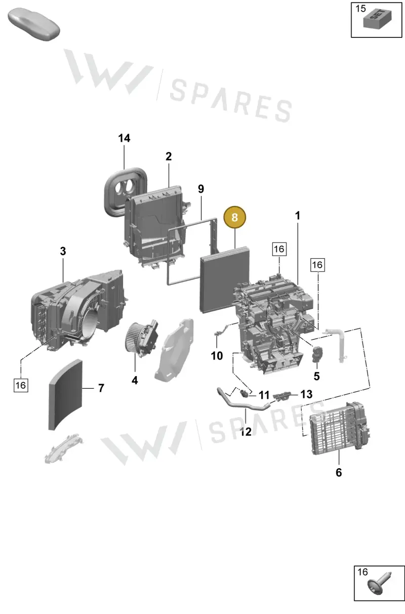 PAD816412A — Porsche Macan (2024-2024) diagram p61814000, position 8