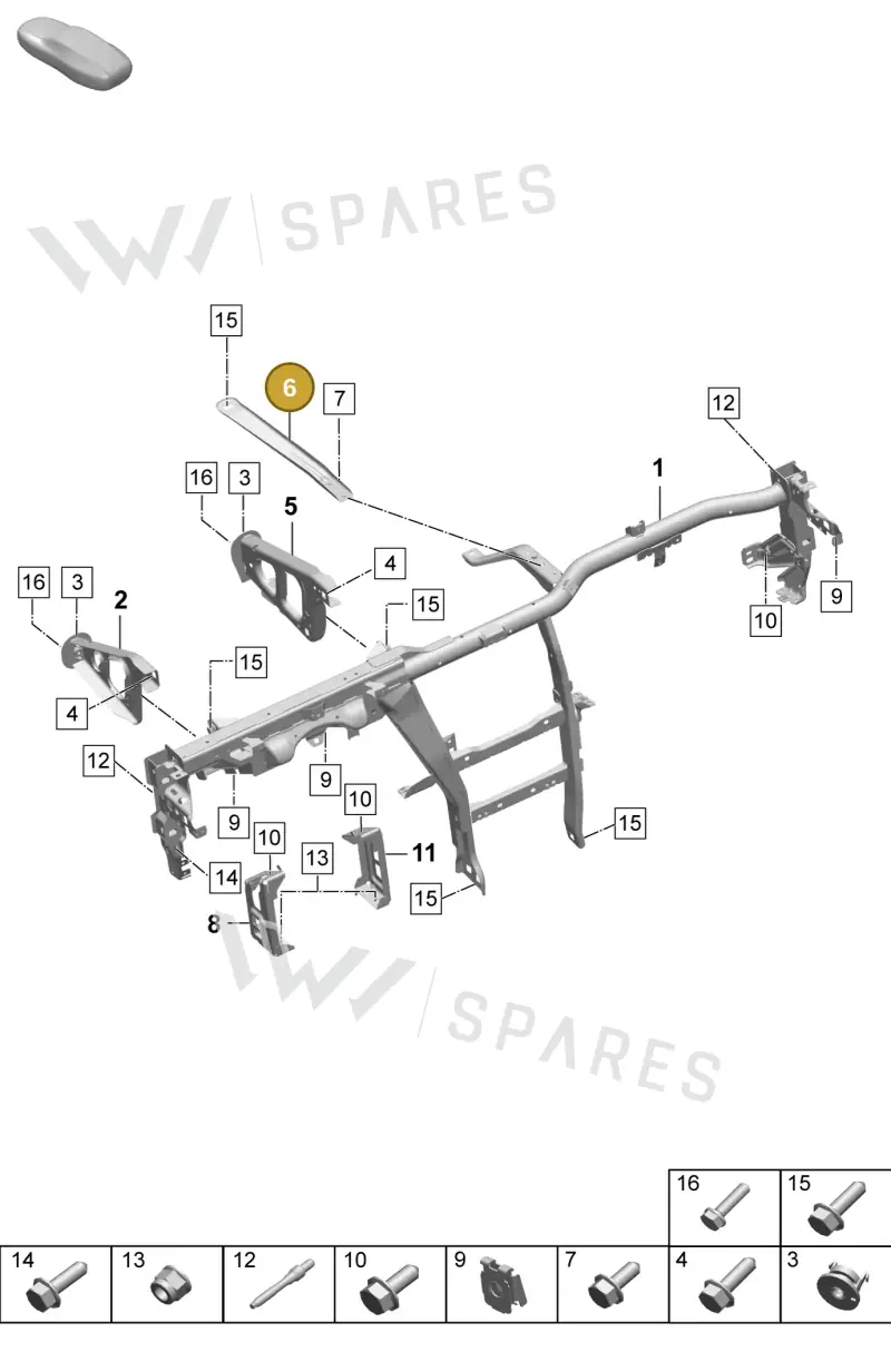 PAD857295 — Porsche Macan (2024-2024) diagram p61809150, position 6