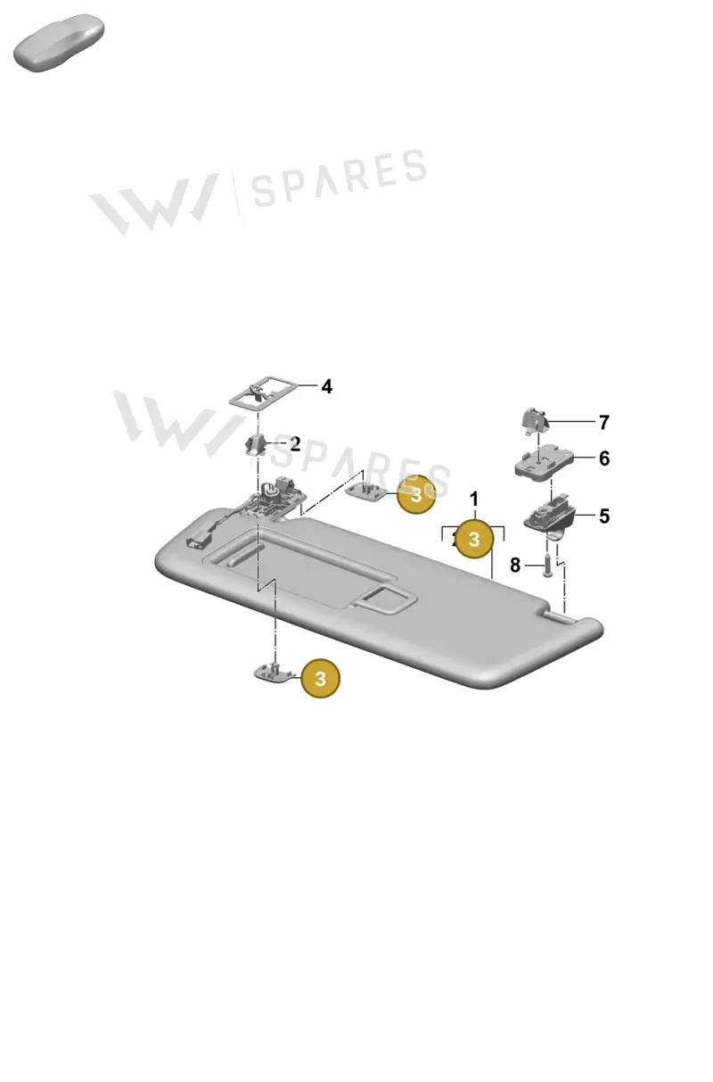 PAD858133BLK — Porsche Macan (2024-2024) diagram p61807650, position 3