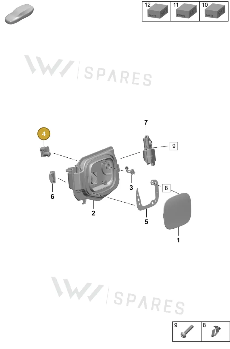PAD862159 — Porsche Macan (2024-2024) diagram p61801600, position 4