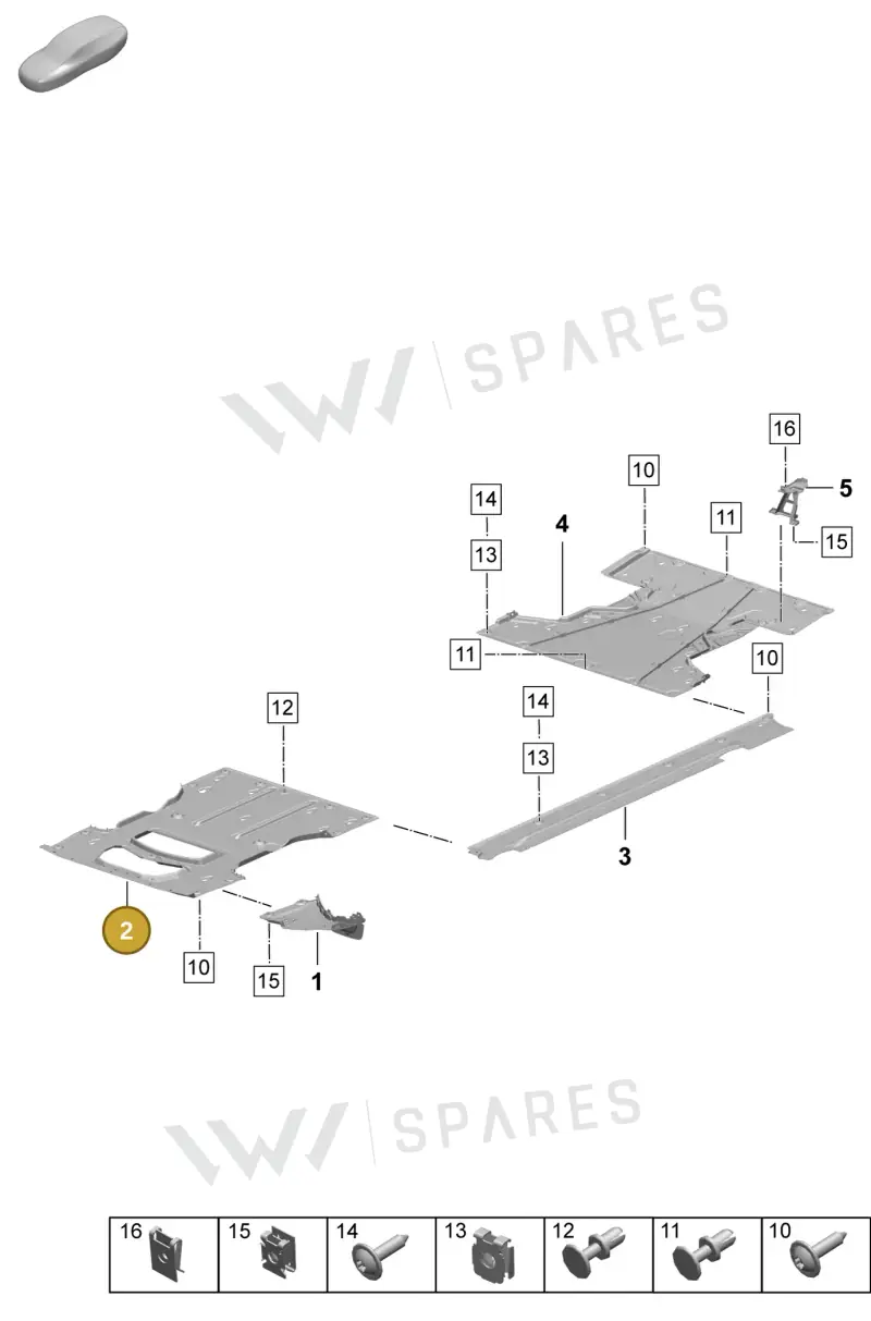 PAD863821 — Porsche Macan (2024-2024) diagram p61801700, position 2