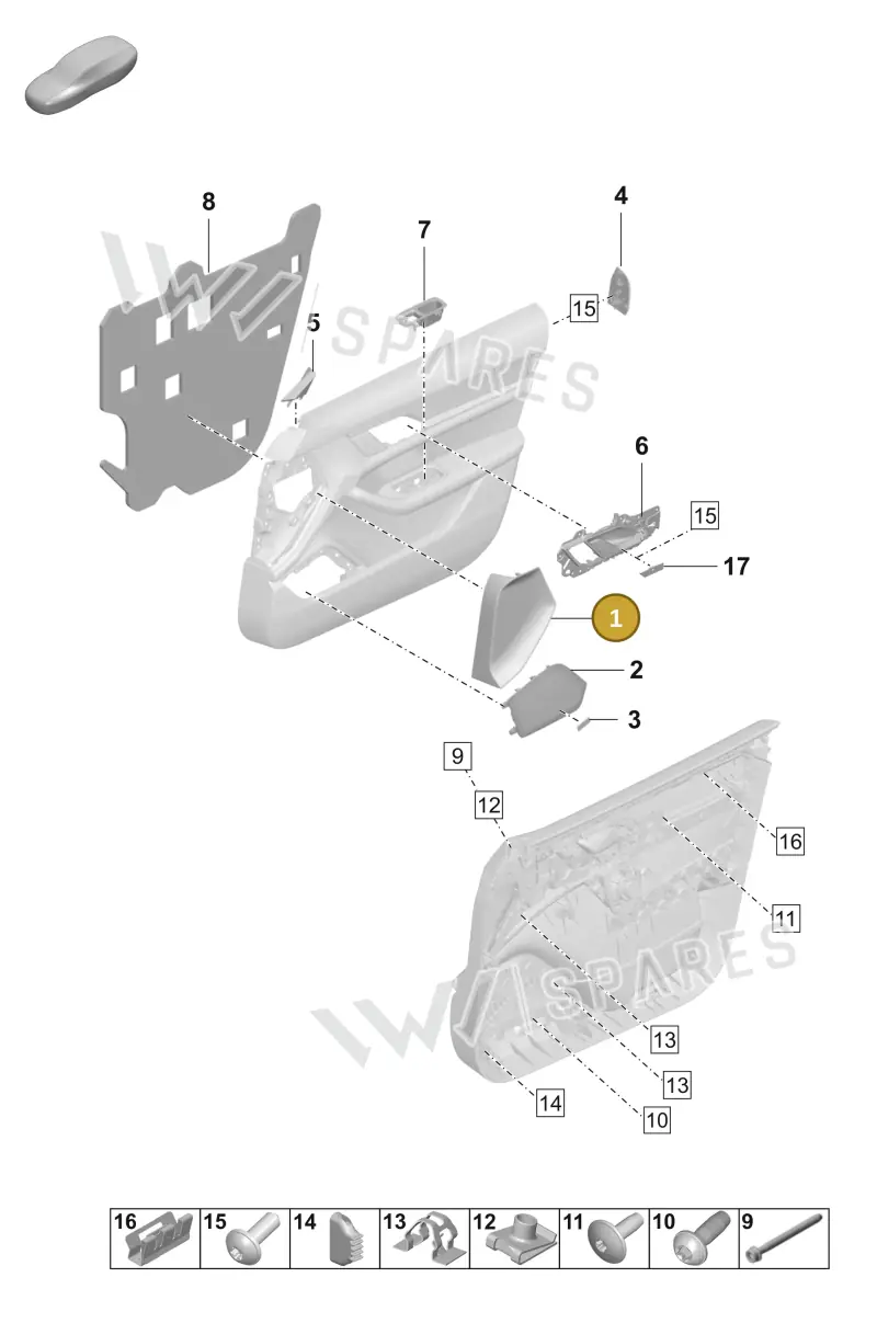 PAD8677485Q0 — Porsche Taycan Sport Turismo (2023-) diagram p56808450, position 1