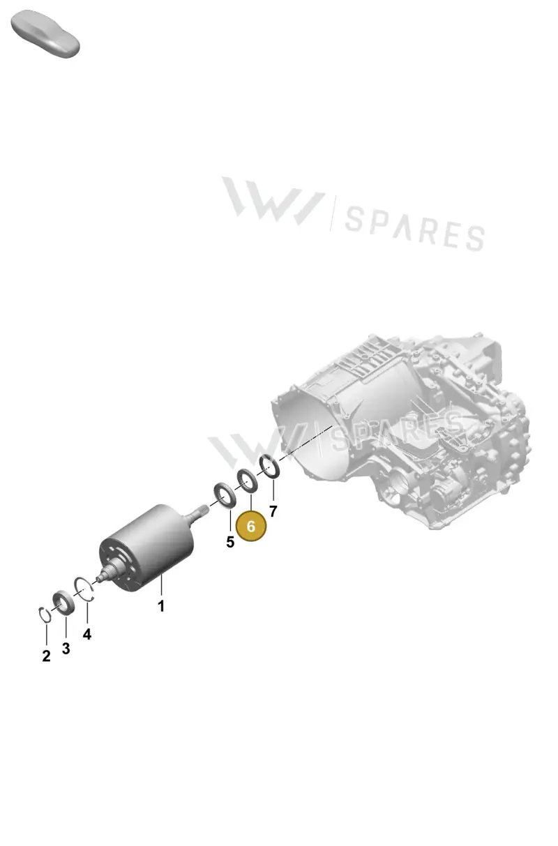 PAD901301 — Porsche Macan (2024-2024) diagram p61153410, position 6