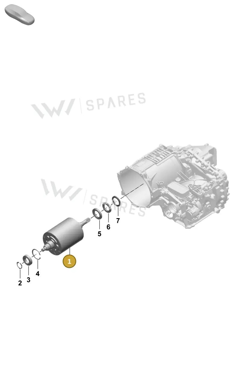 PAD904169 — Porsche Macan (2024-2024) diagram p61153410, position 1