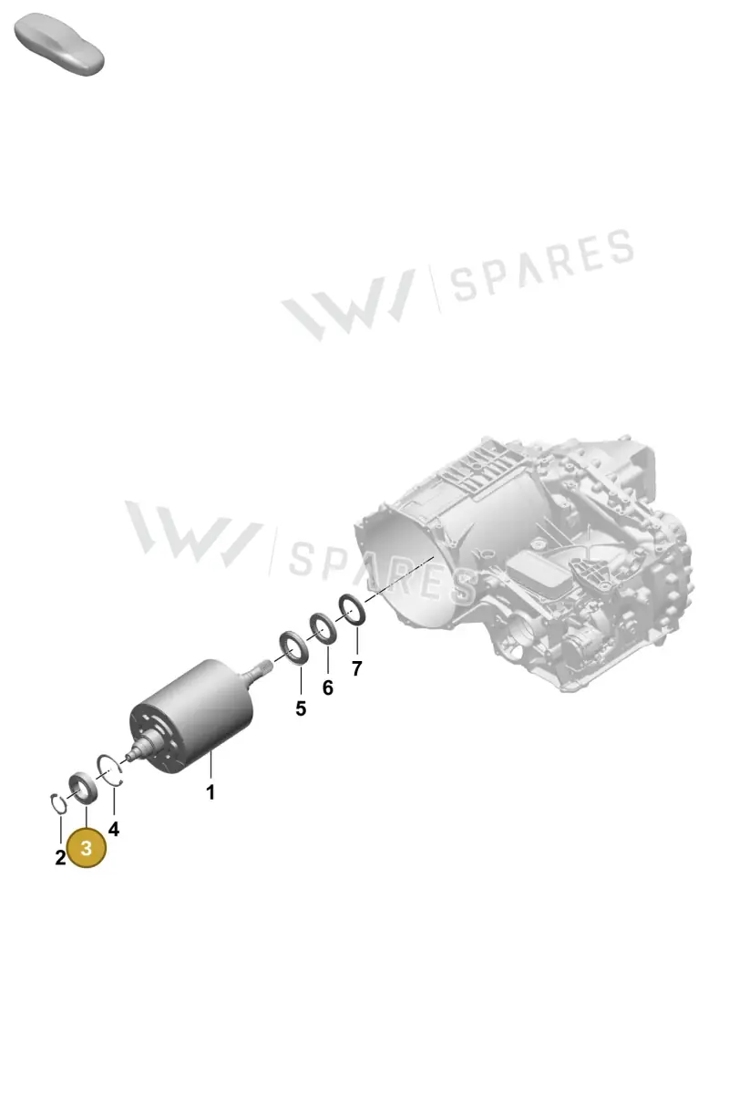 PAD906786 — Porsche Macan (2024-2024) diagram p61153410, position 3