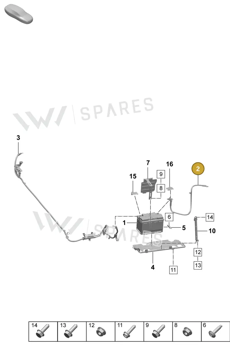PAD915181 — Porsche Macan (2024-2024) diagram p61902300, position 2