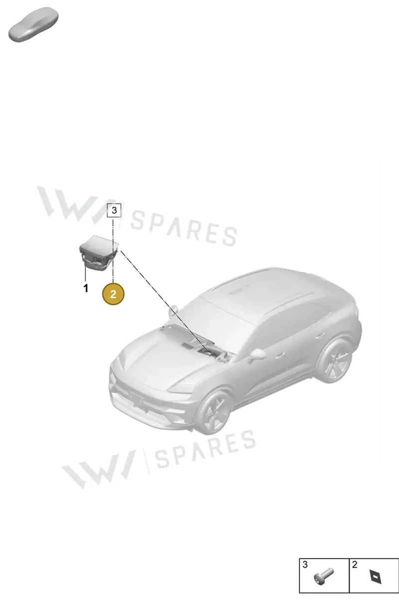 PAD919414A — Porsche Macan (2024-2024) diagram p61915000, position 2