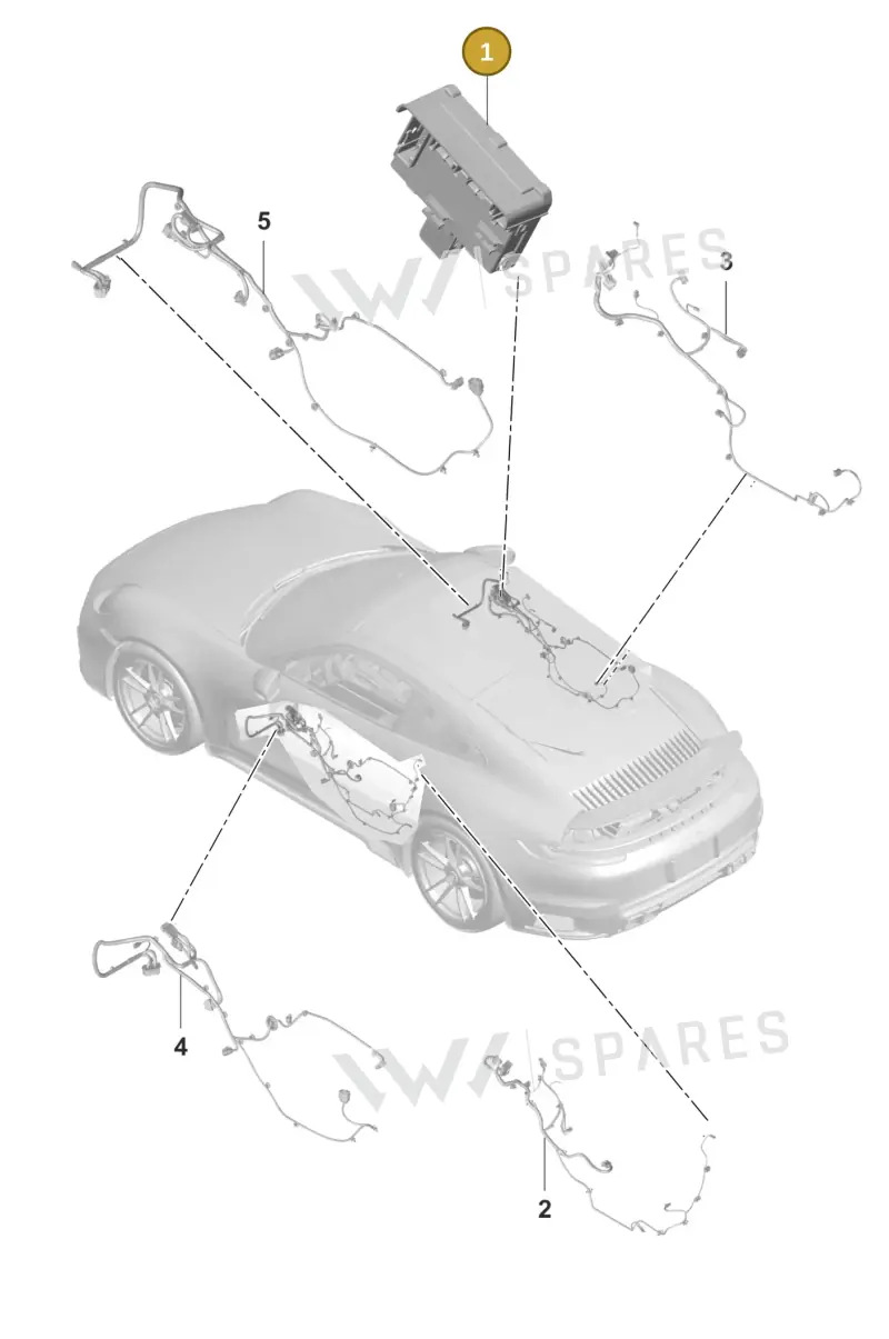 PAD959792 — Porsche 911 (2020-2022) diagram p57902150, position 1