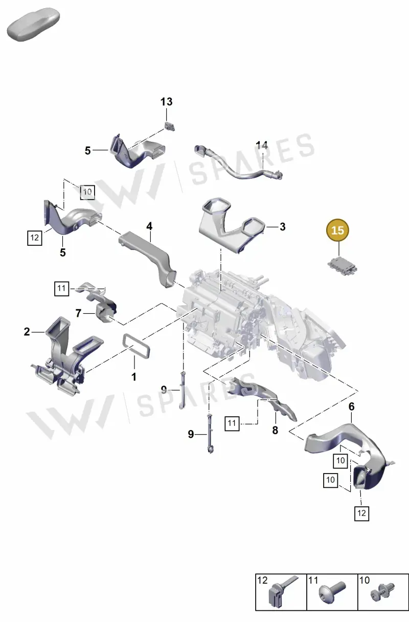 PAD963459A — Porsche Cayenne Coupe (2023-2023) diagram p60000002, position 15
