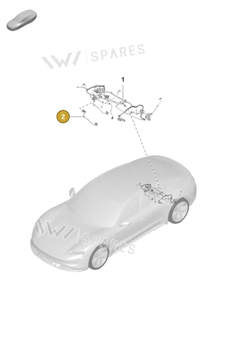 PAD971767 — Porsche Taycan Sport Turismo (2019-2024) diagram p56902140, position 2
