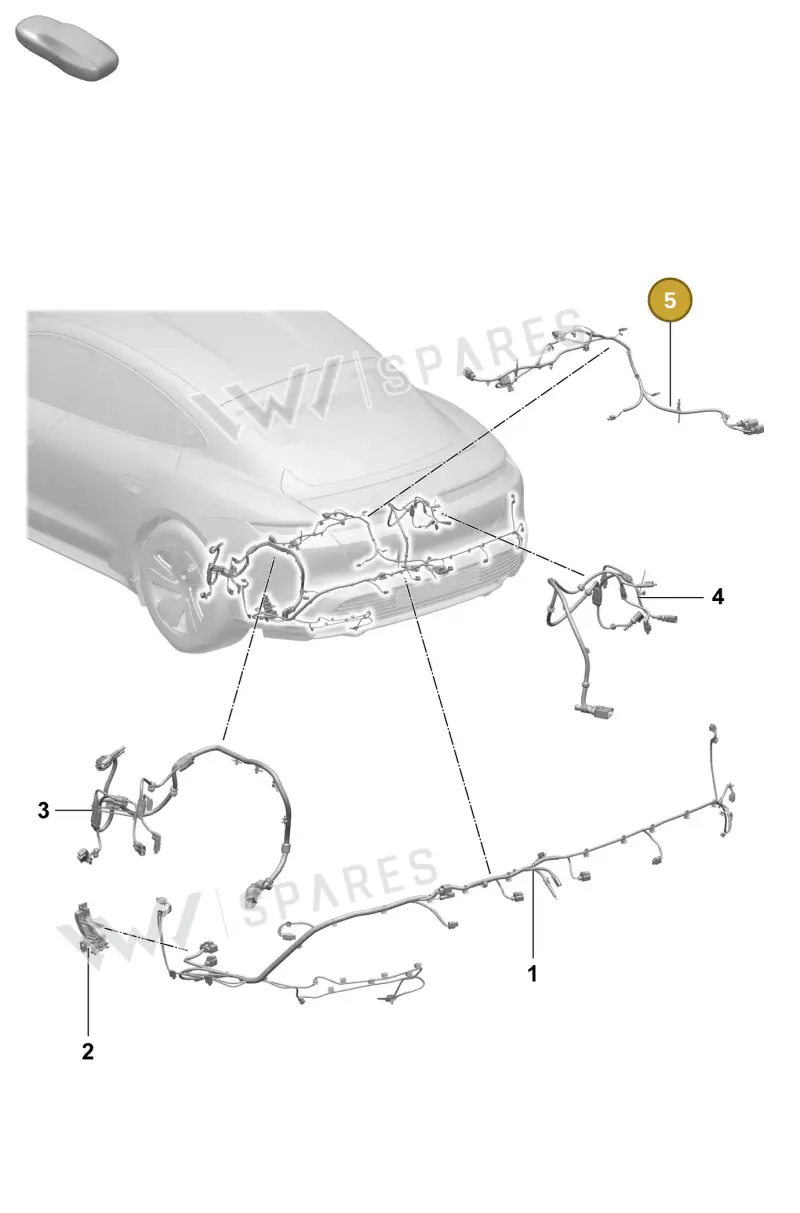 PAD971771A — Porsche Taycan Sport Turismo (2023-2025) diagram p64903500, position 5