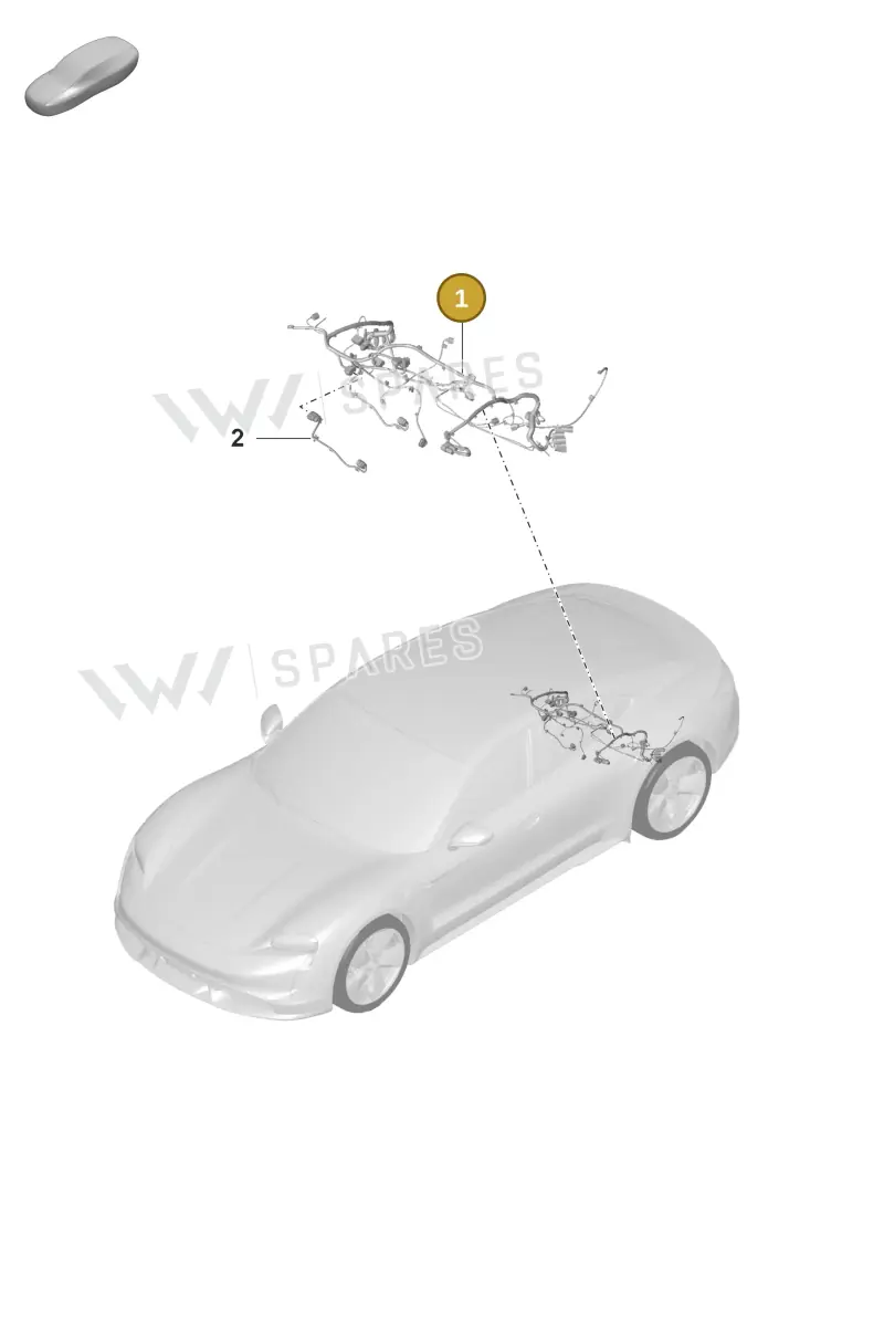 PAD971772P — Porsche Taycan Sport Turismo (2019-2024) diagram p56902140, position 1