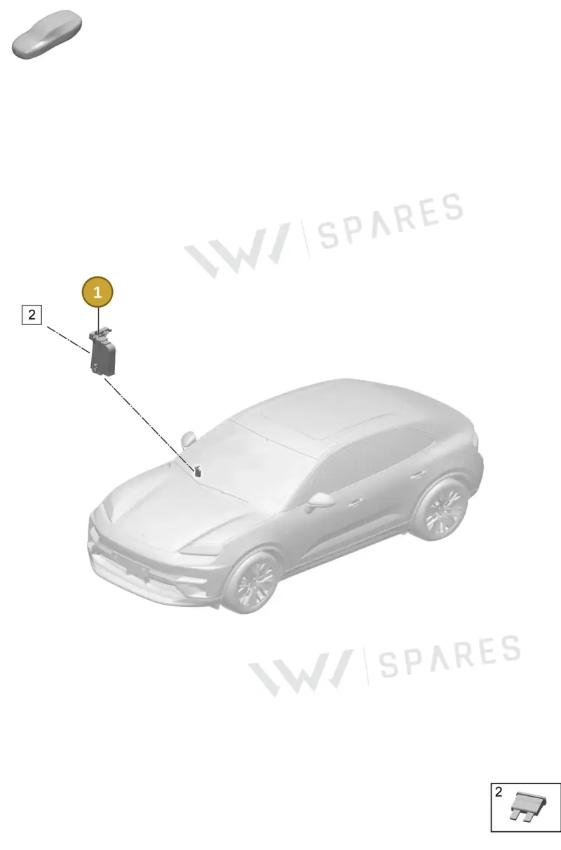 PAD971845 — Porsche Macan (2024-2024) diagram p61902030, position 1