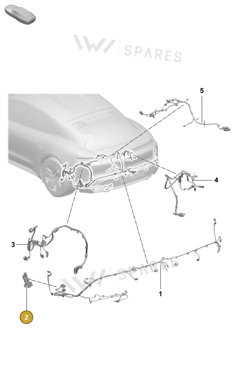 PAD971858A — Porsche Taycan Sport Turismo (2023-2025) diagram p64903500, position 2