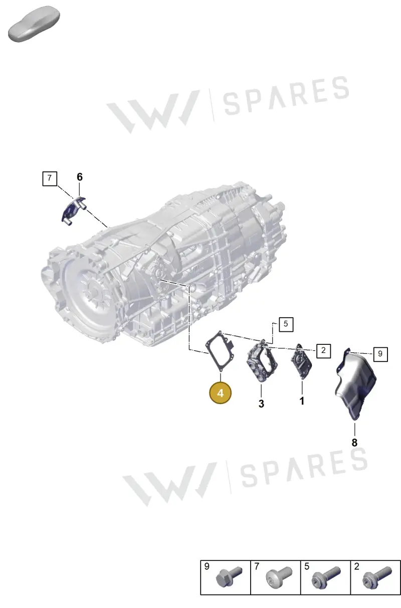 PAE301580 — Porsche Panamera (2023-2025) diagram p62302050, position 4