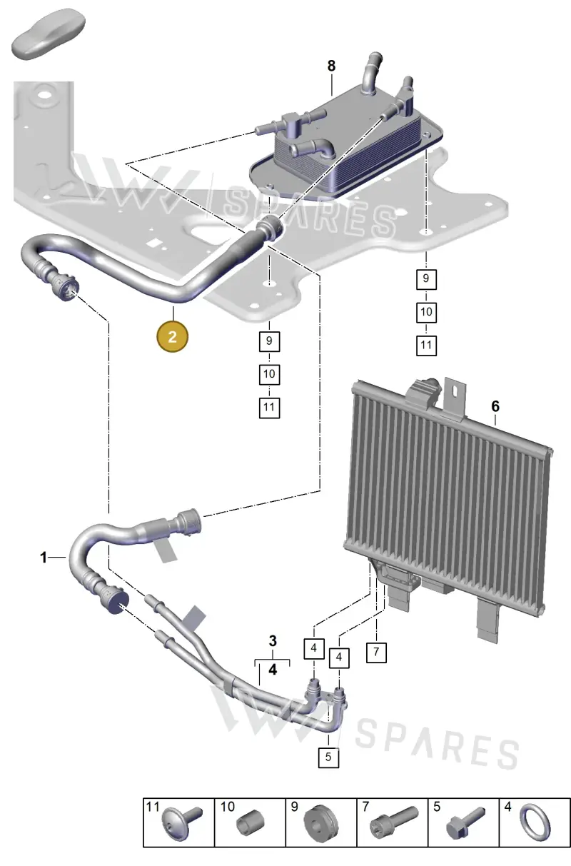 PAE317751 — Porsche Panamera (2023-2025) diagram p62360050, position 2
