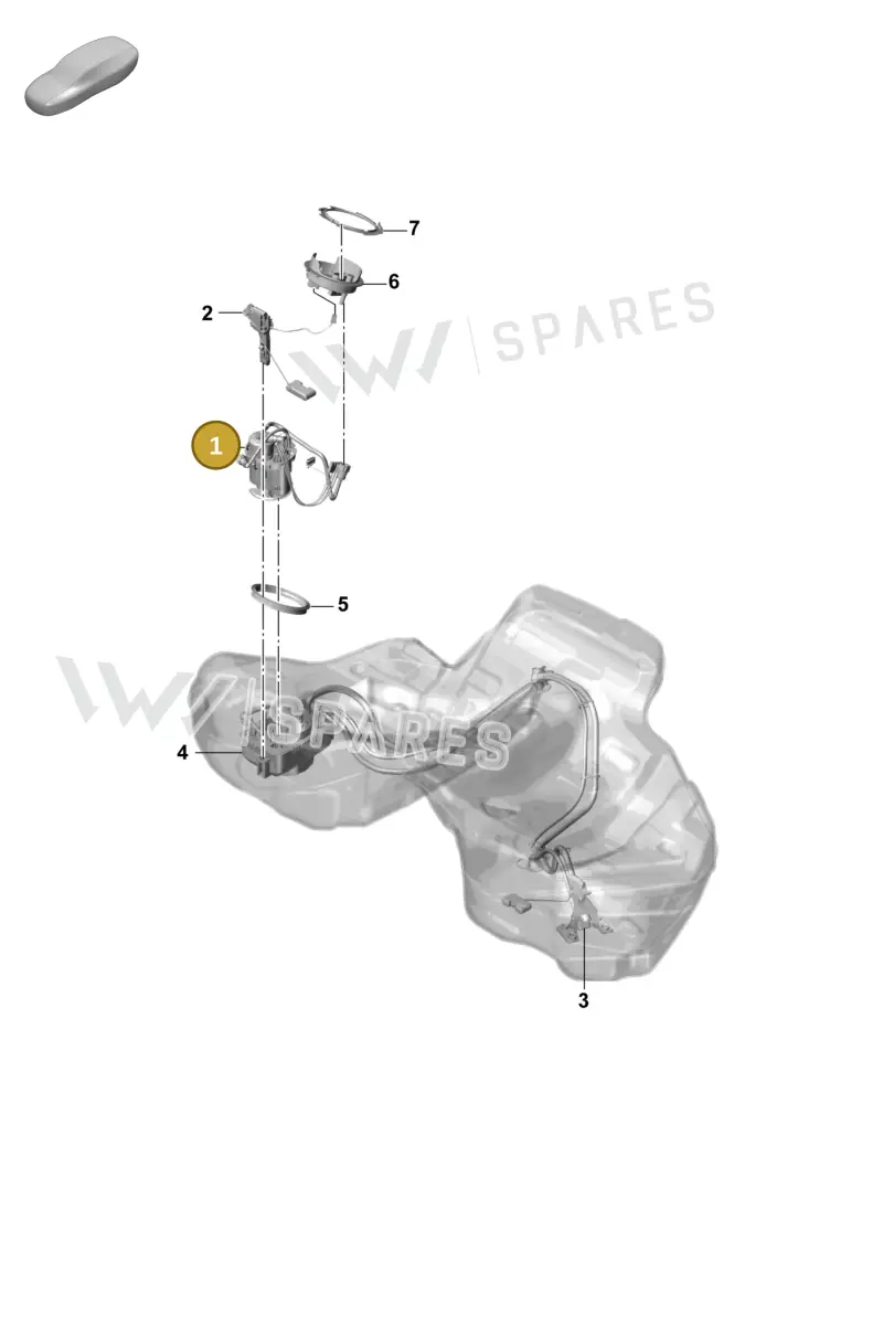 PAE919088A — Porsche Panamera (2023-2025) diagram p58201050, position 1