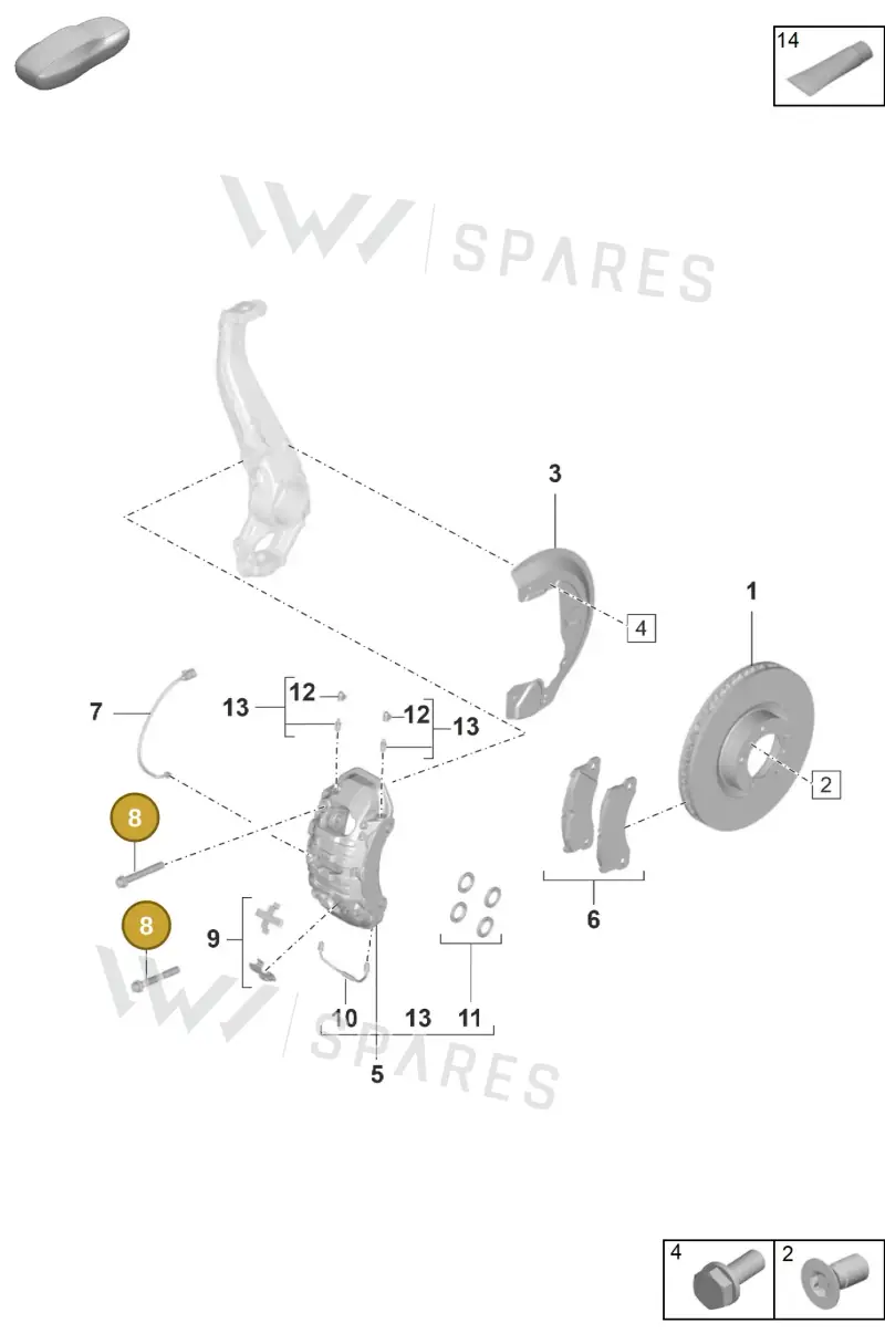 PAF004572 — Porsche Panamera (2020-2023) diagram p56602000, position 8