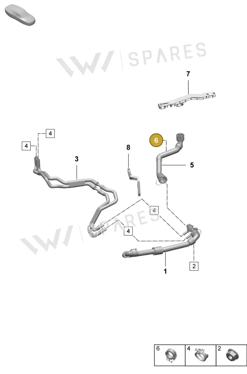 PAF005377 — Porsche Macan (2024-2024) diagram p61155070, position 6