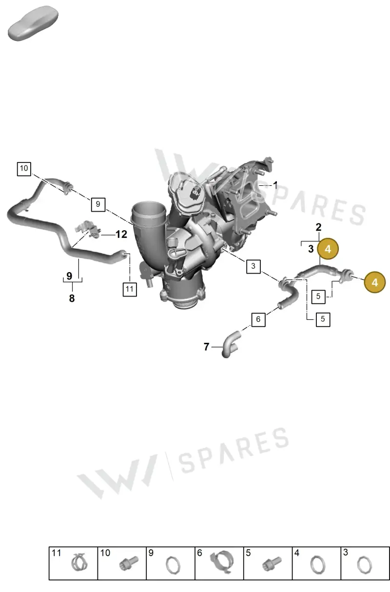 PAF006124 — Porsche Cayenne Coupe (2023-2023) diagram p60202100, position 4