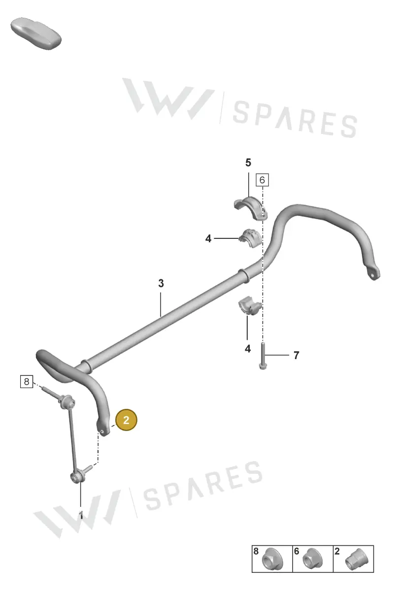 PAF007957 — Porsche 911 (2024-2025) diagram p53402005, position 2