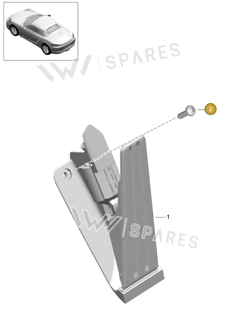 PAF008243A — Porsche Boxster (2016-2019) diagram p48702010, position 2