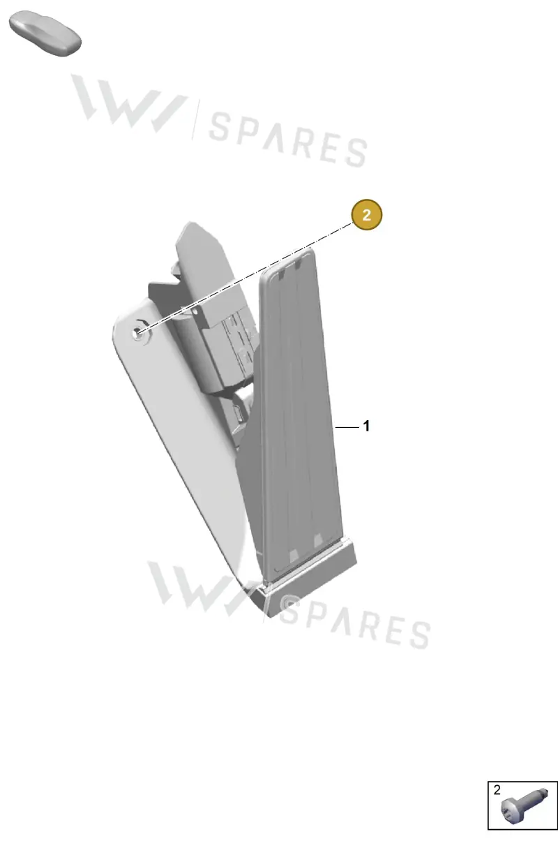 PAF008243A — Porsche Boxster Spyder (2019-2020) diagram p54704000, position 2