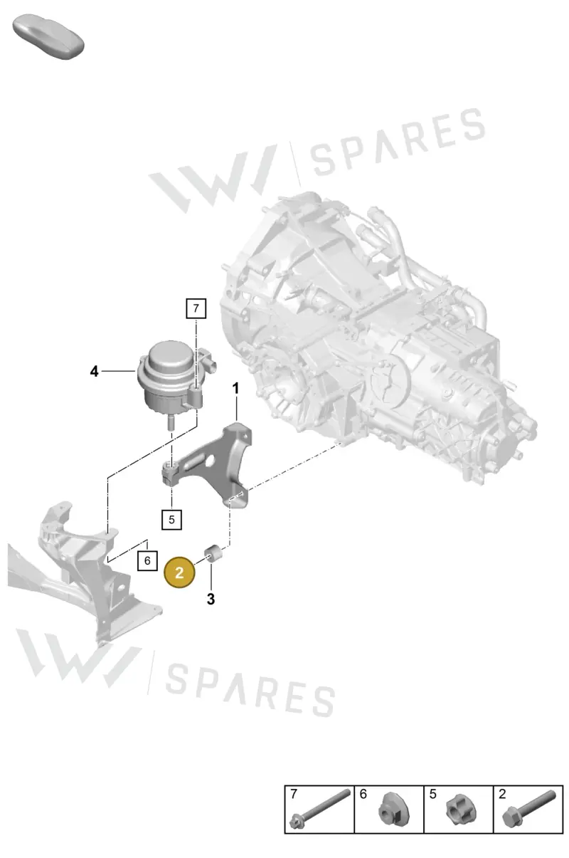 PAF008604 — Porsche Boxster (2016-2019) diagram p55306000, position 2