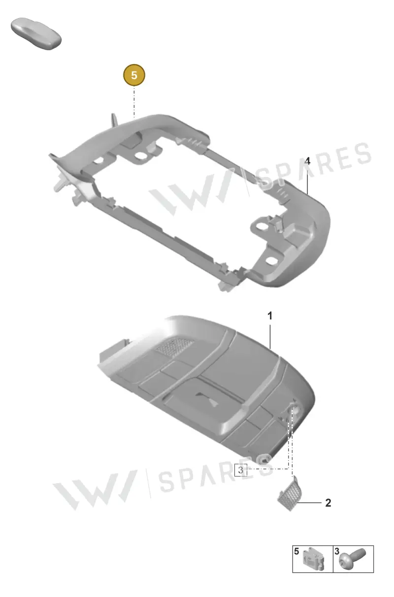 PAF008723 — Porsche 911 (2024-2025) diagram p53903060, position 5