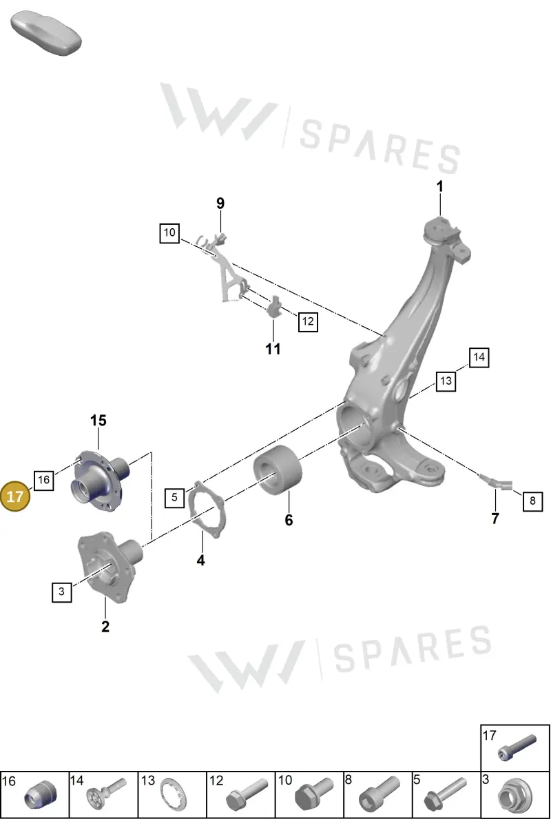 PAF008885 — Porsche Panamera (2023-2025) diagram p62401020, position 17