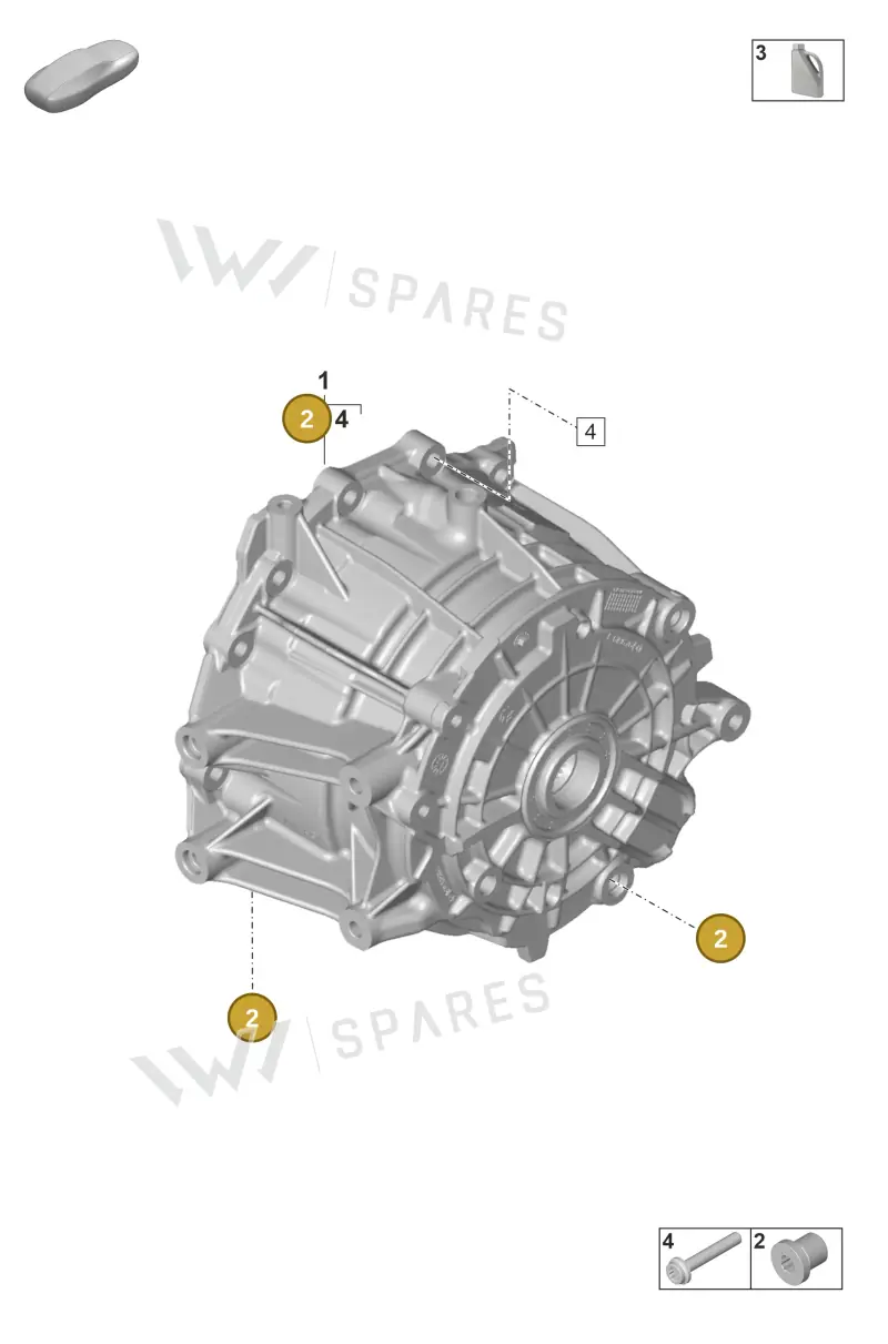 PAF009009 — Porsche Taycan Sport Turismo (2019-2024) diagram p56354000, position 2