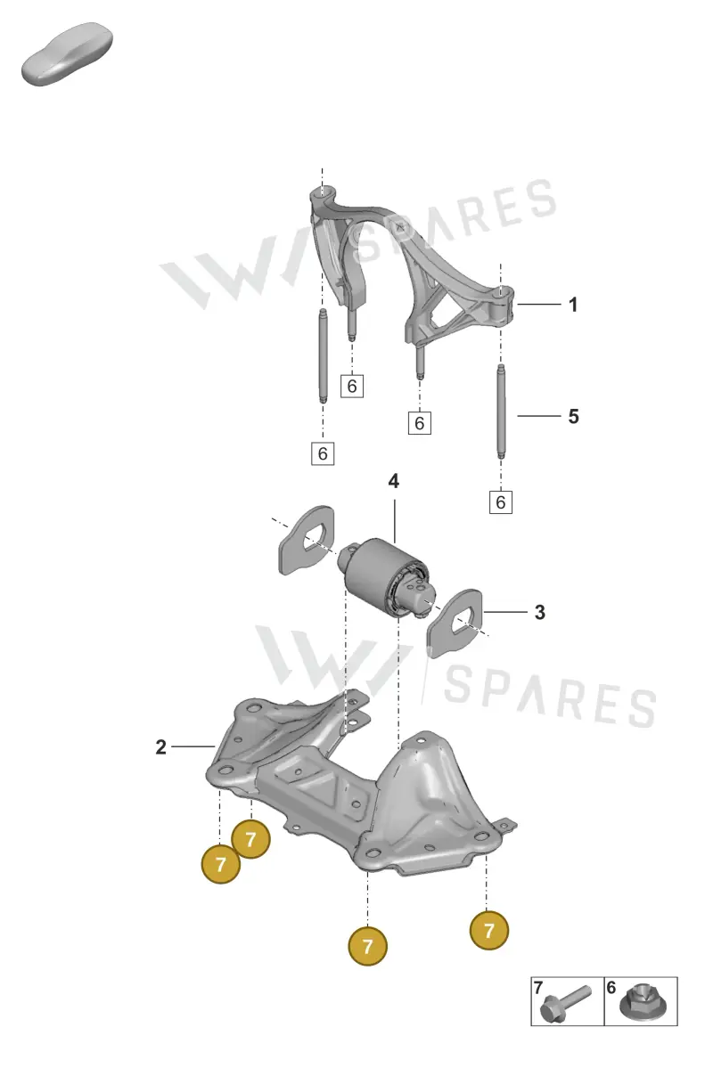 PAF009267 — Porsche 911 (2024-2025) diagram p53306000, position 7