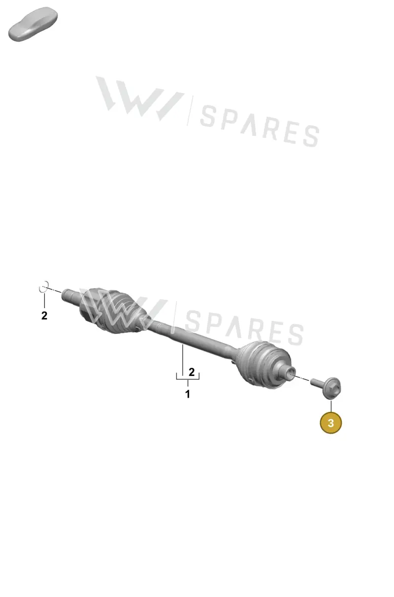 PAF009363C — Porsche Macan (2024-2024) diagram p61401100, position 3