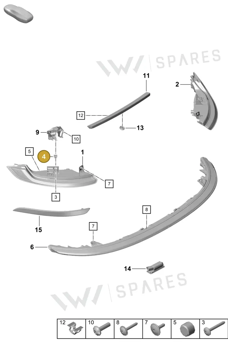 PAF009578 — Porsche 911 (2020-2022) diagram p57905050, position 4