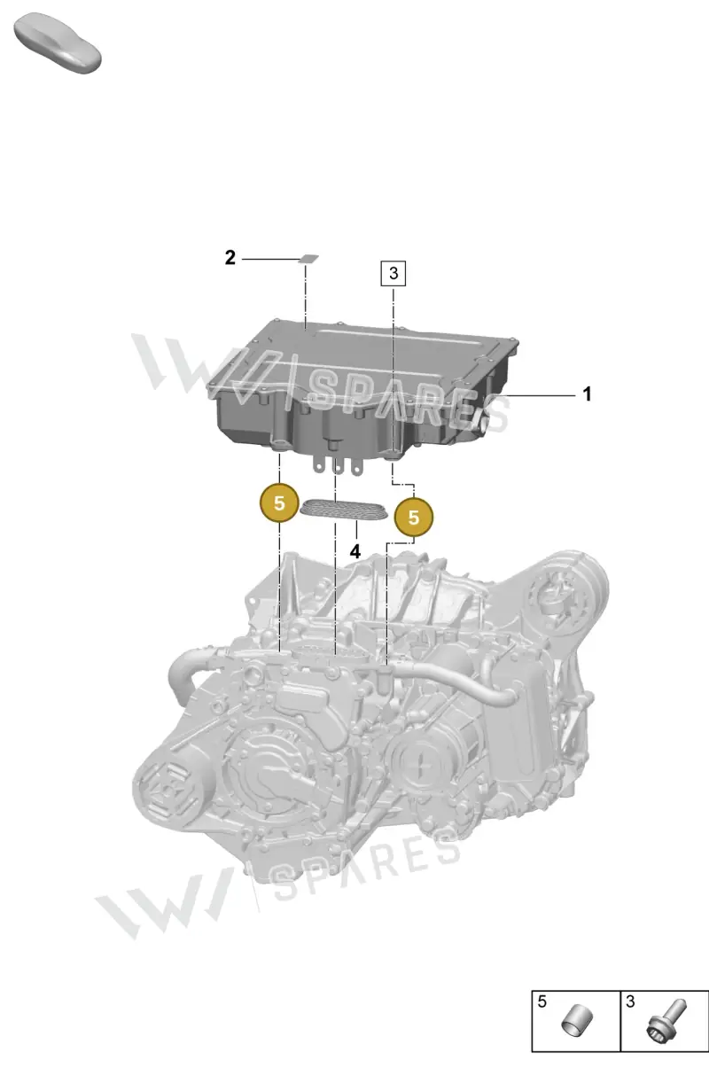 PAF009892 — Porsche Macan (2024-2024) diagram p61152000, position 5