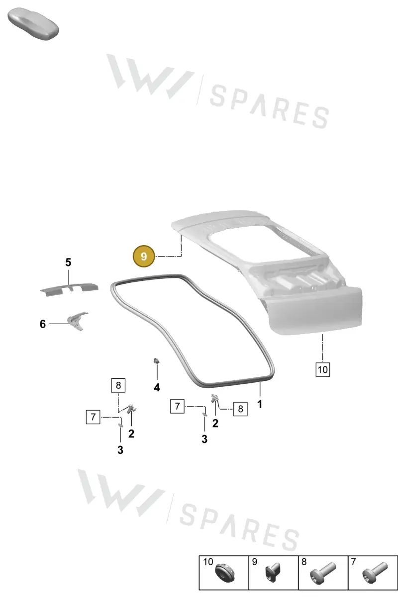 PAF010113 — Porsche Macan (2024-2024) diagram p61803120, position 9