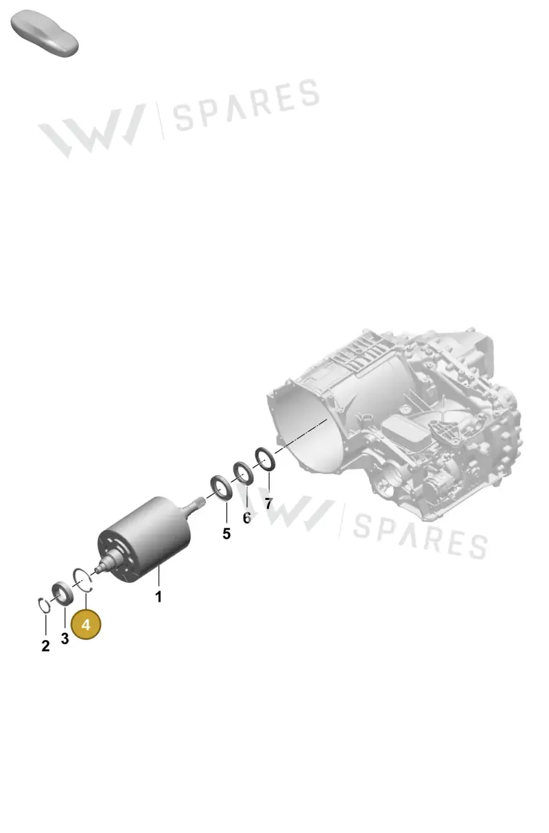 PAF010135 — Porsche Macan (2024-2024) diagram p61153410, position 4