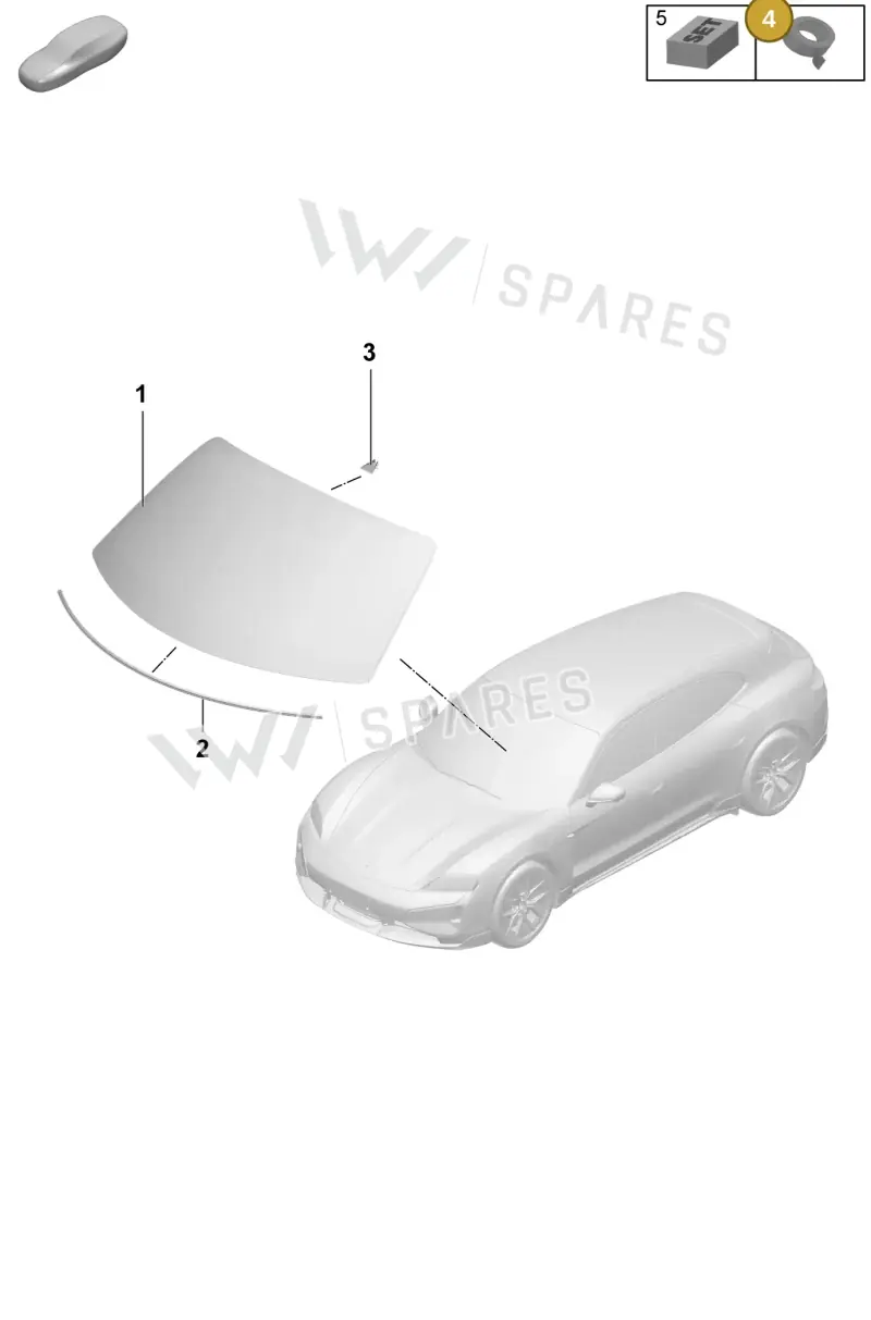 PAF011075 — Porsche Taycan Sport Turismo (2023-2025) diagram p64805000, position 4