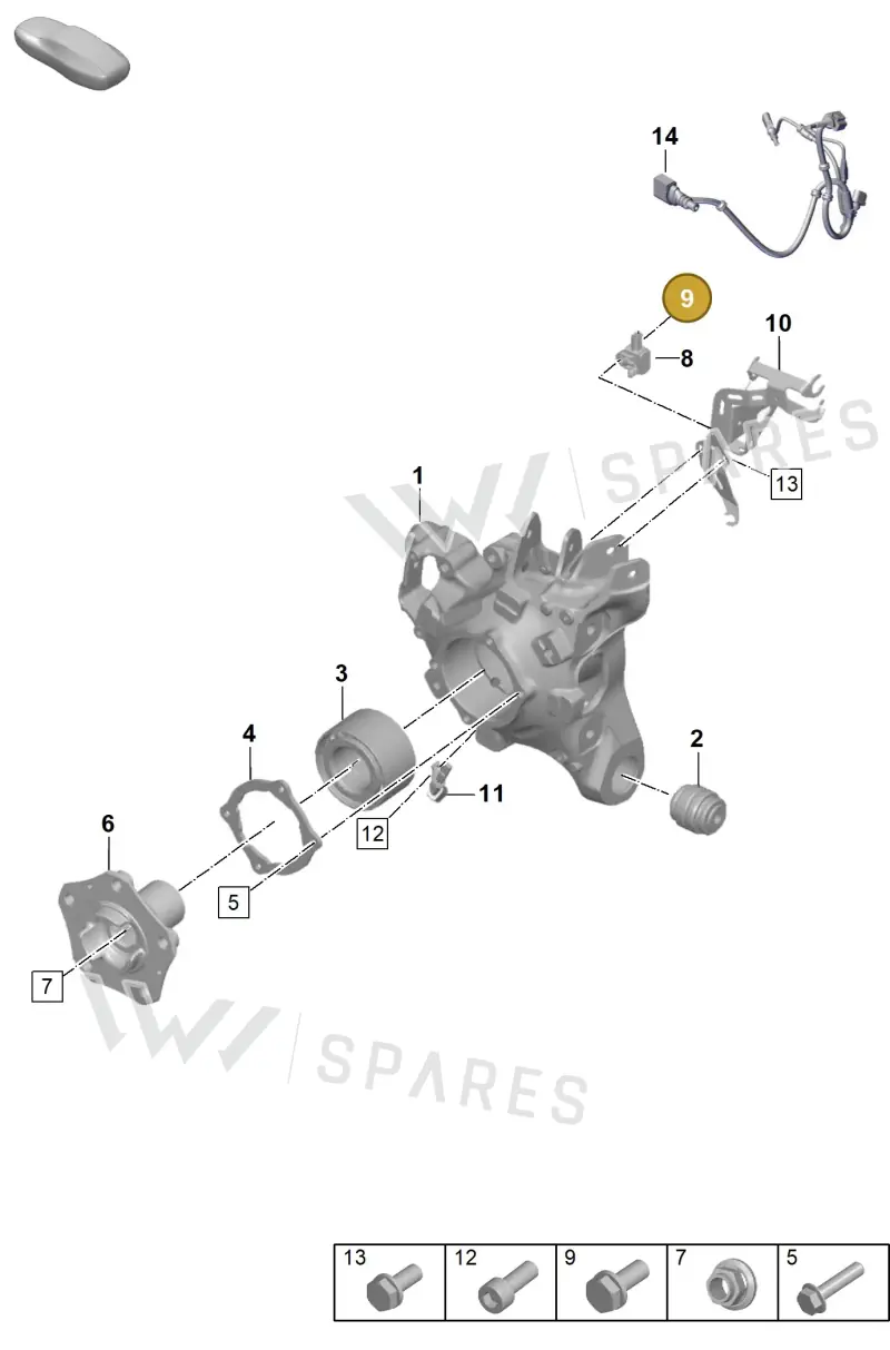 PAF10063604 — Porsche Panamera (2020-2023) diagram p56501020, position 9