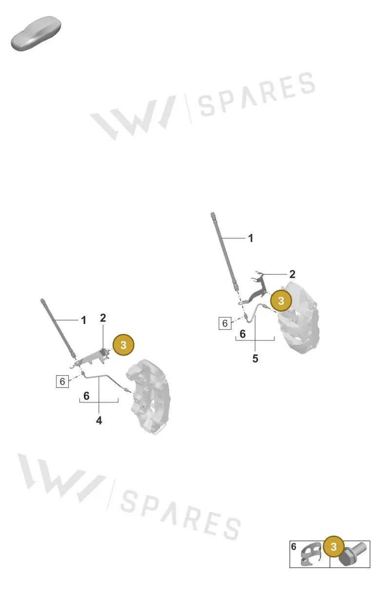 PAF100829 — Porsche 911 (2020-2022) diagram p53604015, position 3