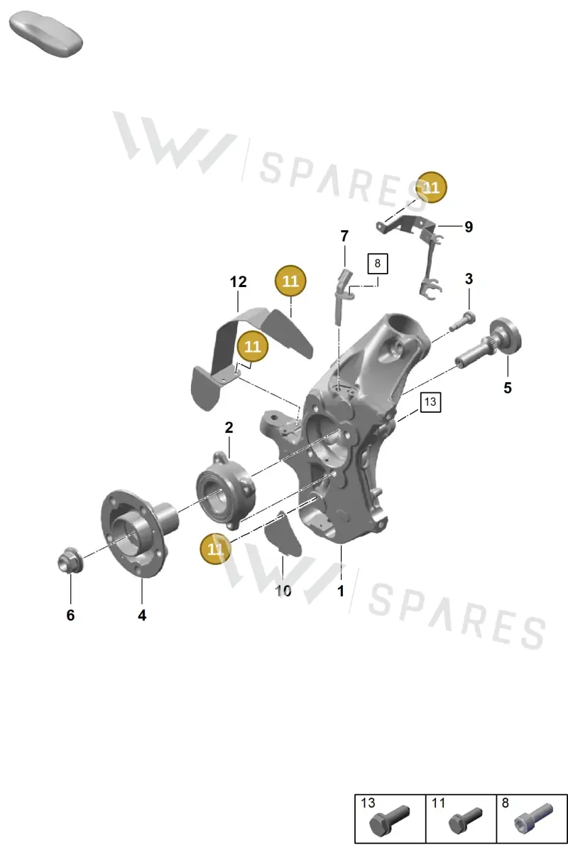 PAF100829 — Porsche Boxster Spyder (2019-2020) diagram p54401050, position 11