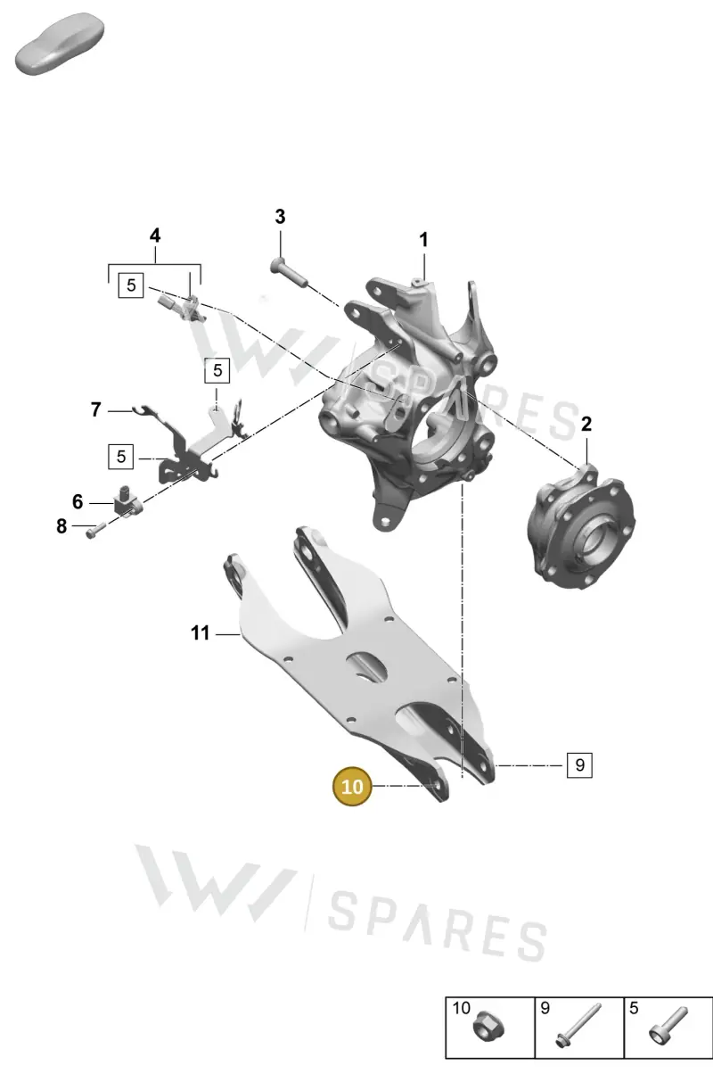 PAF103353 — Porsche Macan (2024-2024) diagram p61501020, position 10