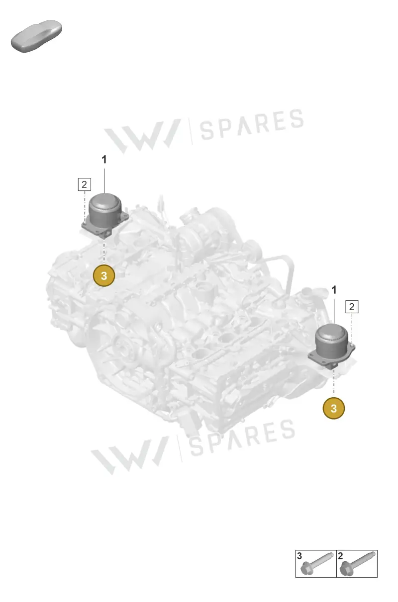 PAF104694 — Porsche 911 (2021-2022) diagram p59109000, position 3