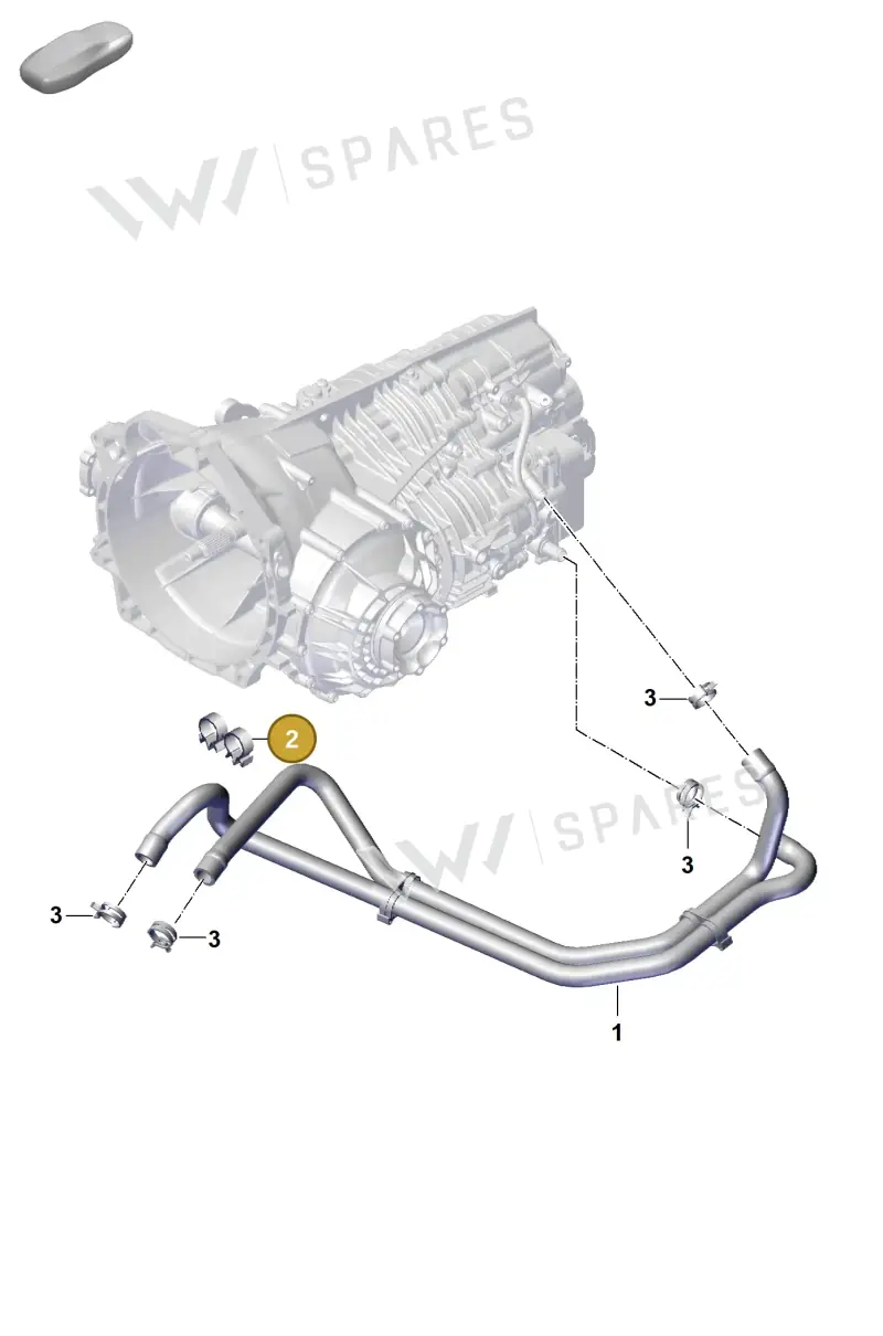 PAF105906 — Porsche 911 (2021-2022) diagram p59301110, position 2