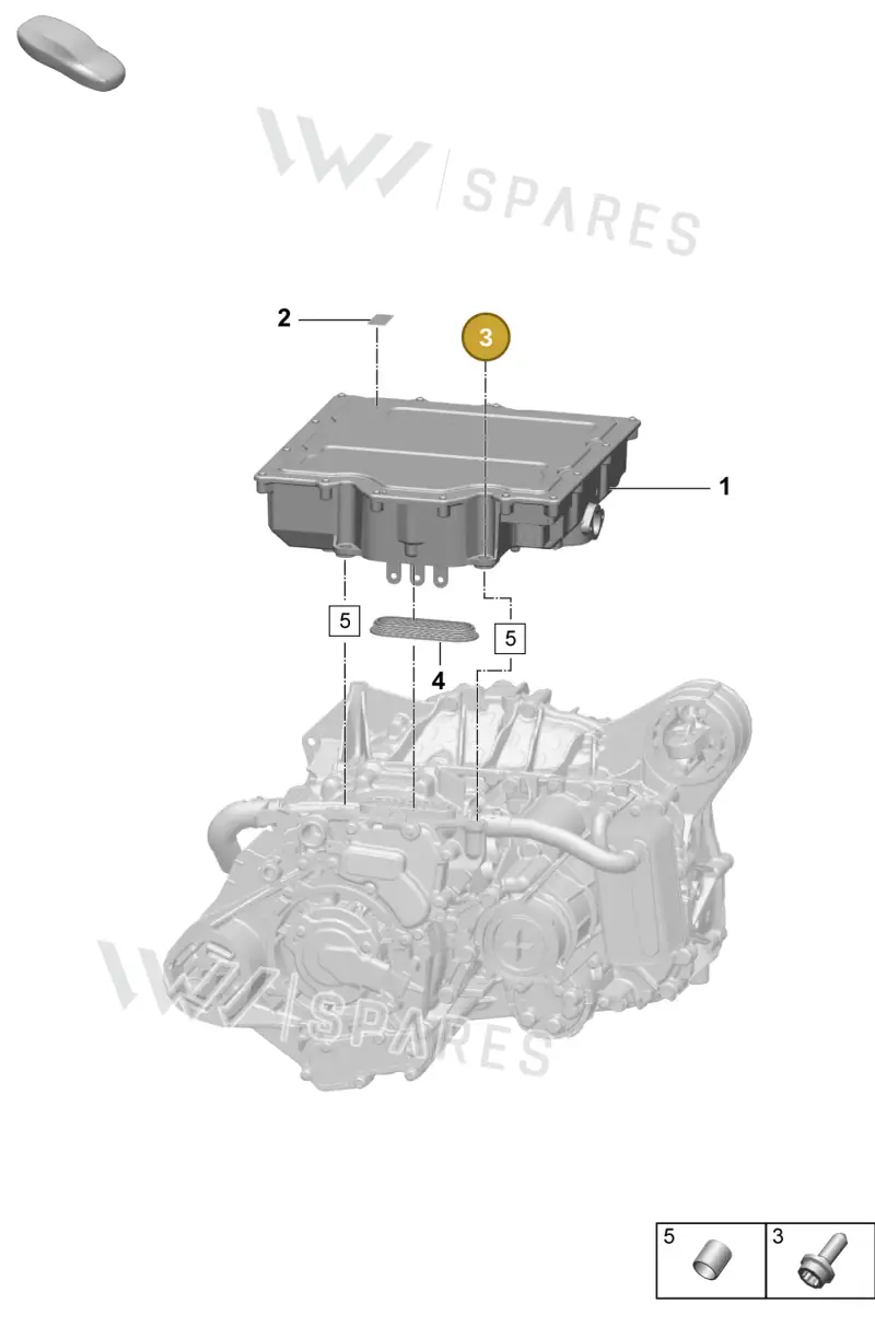 PAF106730 — Porsche Macan (2024-2024) diagram p61152000, position 3